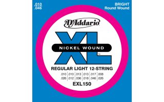 DAddario EXL150 - XL 12 String Regular Light [10-26]
